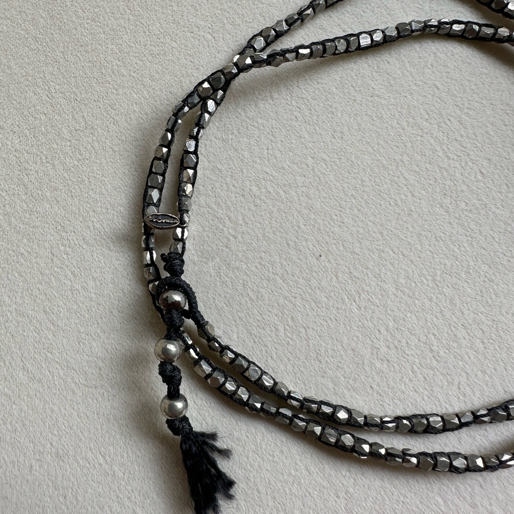 Gypsy05 Silver Metal Wrap Around Bracelet